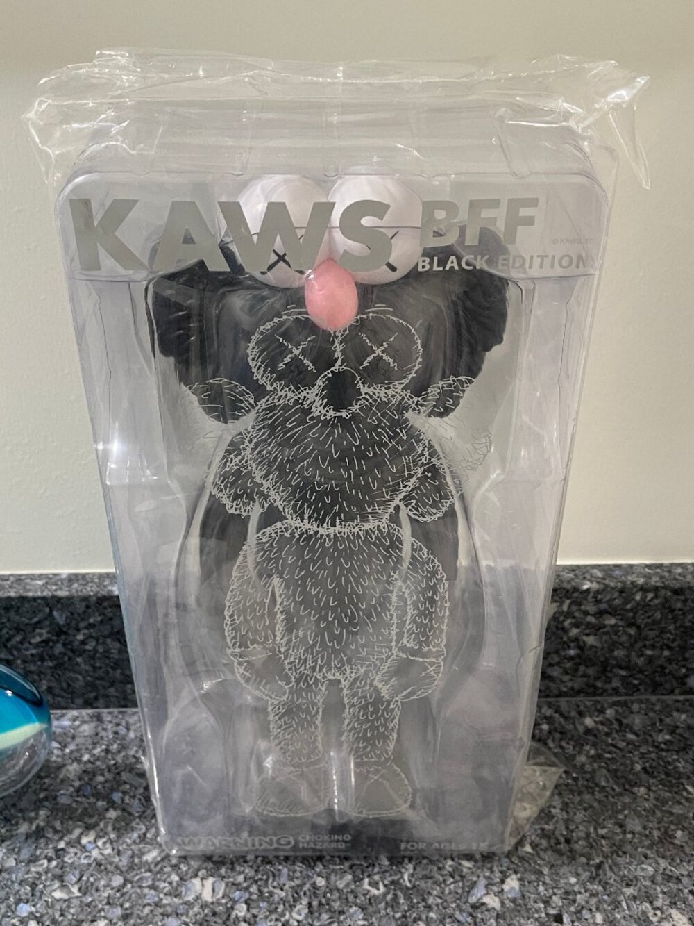 KAWS , BFF Companion (Black), 2017 Painted cast vinyl 13 1/2 × 5 × 3 1/2 in | 34